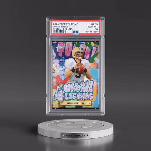 2024 Topps Chrome Urban Legends #UL19 Drew Brees (PSA 10 GEM MINT)