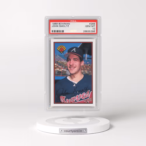 1989 Bowman #266 John Smoltz (PSA 10 GEM MINT)