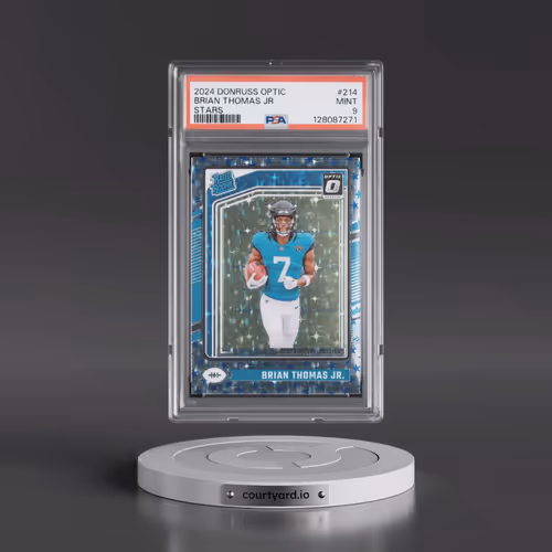 2024 Panini Donruss Optic #214 Brian Thomas Jr. - Stars (PSA 9 MINT)