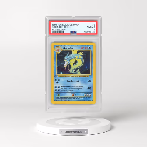 1999 Pokémon #6 Garados - 1st Edition Holo (PSA 8 NM-MT)