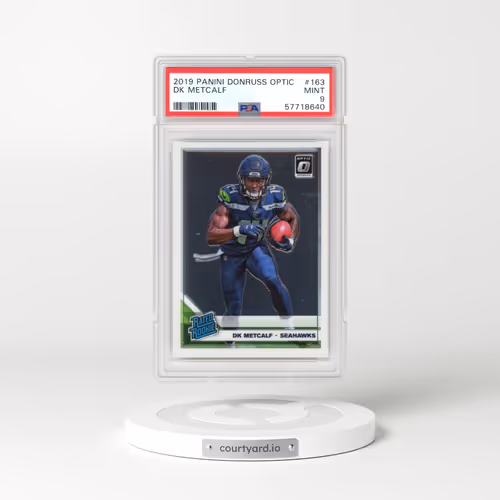 2019 Panini Donruss Optic #163 DK Metcalf (PSA 9 MINT)