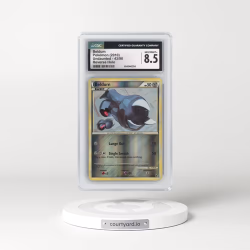 2010 Undaunted #43/90 Beldum - Reverse Holo (CGC 8.5 NM-MT+)