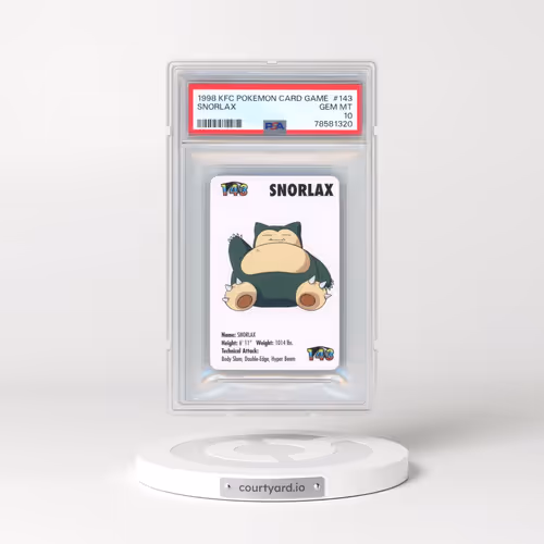 1998 Kfc Pokémon Card Game #143 Snorlax (PSA 10 GEM MINT)