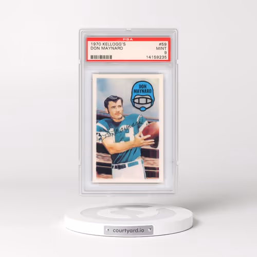 1970 Kellogg's #59 Don Maynard (PSA 9 MINT)