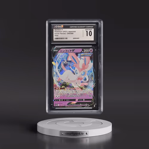 2021 Eevee Heroes #040/069 Sylveon V - Holo (CGC 10 GEM MINT)