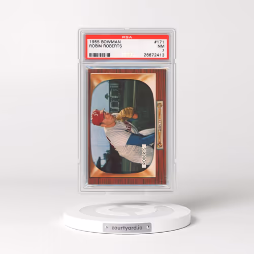 1955 Bowman #171 Robin Roberts (PSA 7 NM)