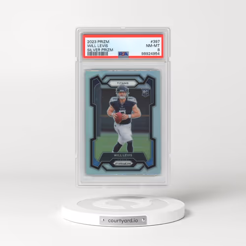 2023 Panini Prizm #397 Will Levis - Silver Prizm (PSA 8 NM-MT)