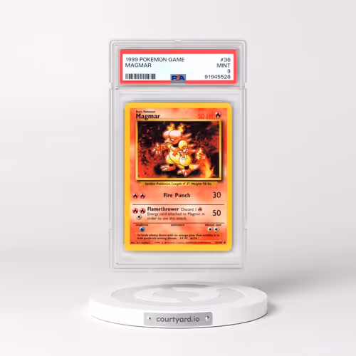 1999 Pokémon Game #36 Magmar (PSA 9 MINT)