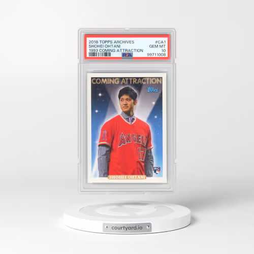 2018 Topps Archives 1993 Coming Attraction #CA1 Shohei Ohtani (PSA 10 GEM MINT)