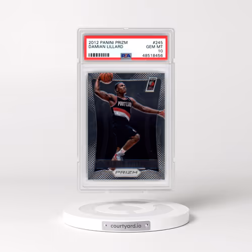 2012 Panini Prizm #245 Damian Lillard (PSA 10 GEM MINT)