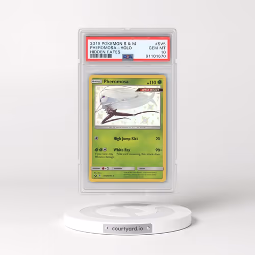 2019 Pokémon Sun & Moon Hidden Fates #SV5 Pheromosa - Holo (PSA 10 GEM MINT)