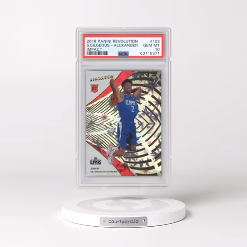 2018 Panini Revolution #103 Shai Gilgeous-Alexander - Impact (PSA 10 GEM MINT)