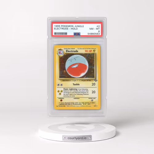 1999 Pokémon Jungle #2 Electrode - Holo (PSA 8 NM-MT)