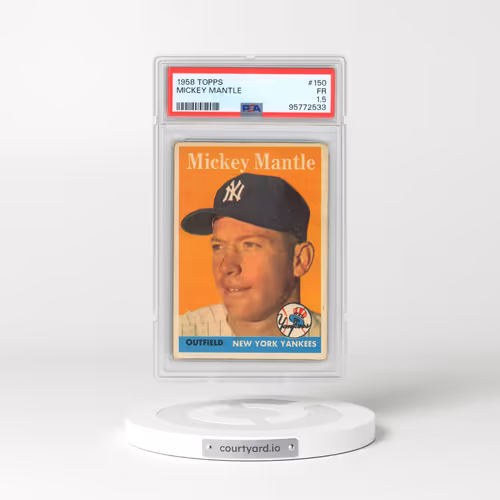 1958 Topps #150 Mickey Mantle (PSA 1.5 FR)