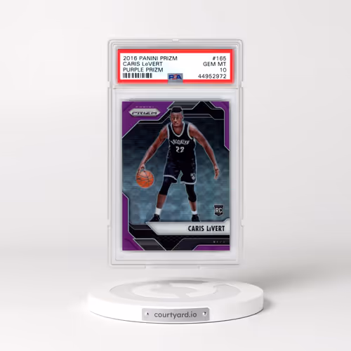 2016 Panini Prizm #165 Caris LeVert - Purple Prizm (PSA 10 GEM MINT)