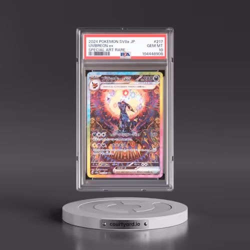 2024 Pokémon Sv8a-Terastal Fest EX #217 Umbreon EX - Holo Special Art Rare (PSA 10 GEM MINT)
