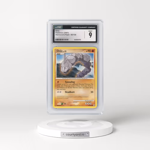 2007 Diamond & Pearl #92/130 Onix (CGC 9 MINT)