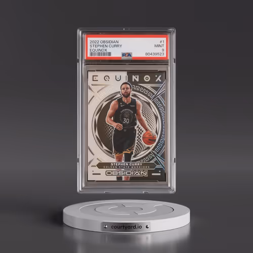 2022 Panini Obsidian Equinox #1 Stephen Curry (PSA 9 MINT)