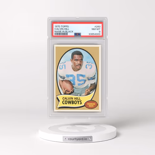 1970 Topps #260 Calvin Hill - Name in Black (PSA 8 NM-MT)