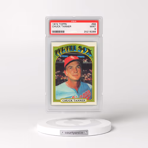 1972 Topps #98 Chuck Tanner (PSA 9 MINT)