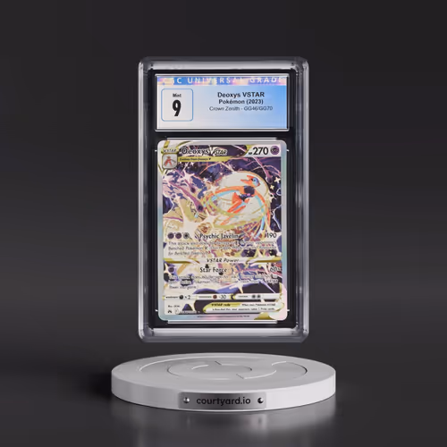 2023 Crown Zenith #GG46/GG70 Deoxys VSTAR - Galarian Gallery Holo (CGC 9 MINT)