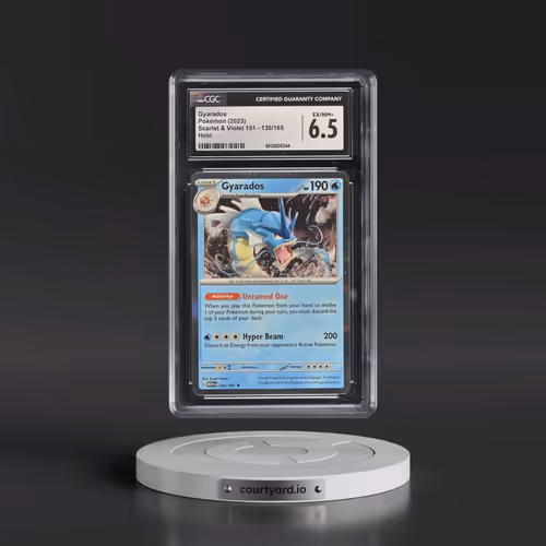 2023 Scarlet & Violet 151 - MEW EN #130/165 Gyarados - Holo (CGC 6.5 EX-NM+)