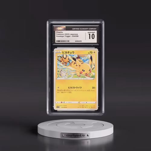 2022 Pokémon Sword & Shield Paradigm Trigger #024 Pikachu (CGC 10 GEM MINT)