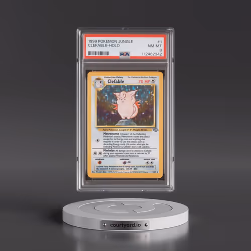 1999 Pokémon Jungle #1 Clefable - Holo (PSA 8 NM-MT)