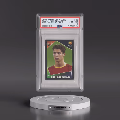 2004 Panini UEFA Euro #23 Cristiano Ronaldo (PSA 8 NM-MT)