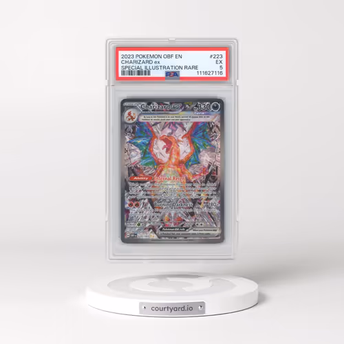 2023 Pokémon Obf EN-Obsidian Flames #223 Charizard EX - Holo Special Illustration Rare (PSA 5 EX)