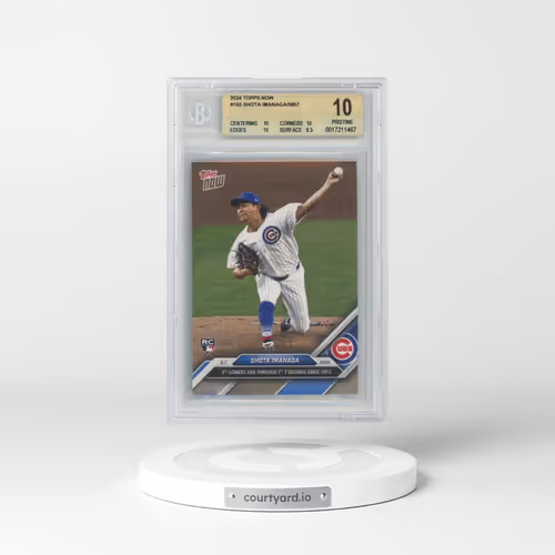 2024 Topps Now #165 Shota Imanaga (BGS 10 PRISTINE)