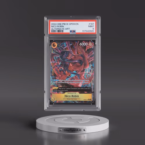 2024 One Piece OP09-Emperors in the New World #107 Nico Robin - Alternate Art (PSA 9 MINT)