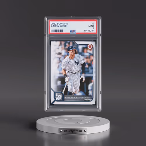 2022 Bowman #2 Aaron Judge (PSA 9 MINT)