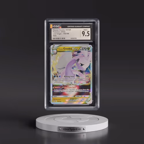 2022 Lost Origin #136/196 Hisuian Goodra VSTAR - Holo (CGC 9.5 MINT+)