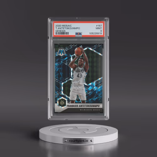 2020 Panini Mosaic #167 Thanasis Antetokounmpo - Genesis (PSA 9 MINT)