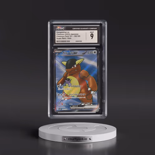 2023 Pokémon Card 151 #192/165 Kangaskhan ex - Super Rare Holo (CGC 9 MINT)