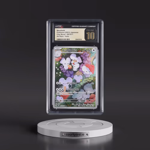 2023 Clay Burst #081/071 Maushold - Art Rare Holo (CGC 10 PRISTINE)