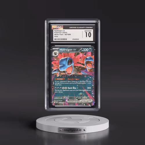 2025 White Flare - WHT EN #067/086 Hydreigon ex - Holo (CGC 10 GEM MINT)