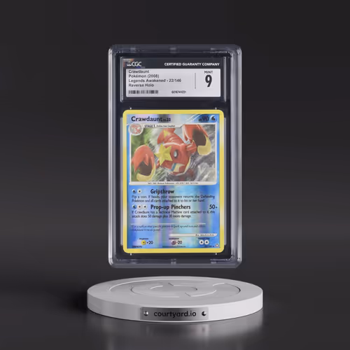 2008 Legends Awakened #22/146 Crawdaunt - Reverse Holo (CGC 9 MINT)