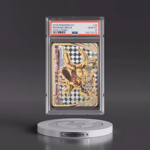2016 Pokémon XY Evolutions #46 Nidoking Break (PSA 10 GEM MINT)