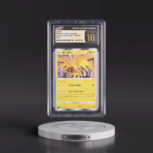 2020 Amazing Volt Tackle #035/100 Zapdos - Holo (CGC 10 PRISTINE)