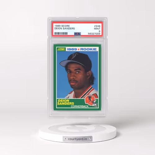 1989 Score #246 Deion Sanders (PSA 9 MINT)