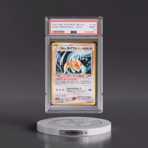 2001 Pokémon Neo 4 #149 Light Dragonite - Holo (PSA 9 MINT)