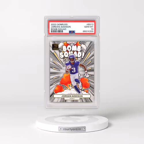 2023 Panini Donruss Bomb Squad #BS13 Jordan Addison (PSA 10 GEM MINT)