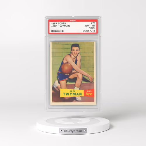 1957 Topps #71 Jack Twyman (PSA 8 NM-MT)