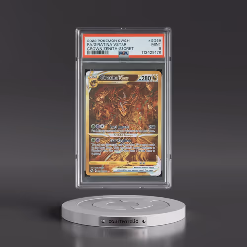 2023 Pokémon Sword and Shield Crown Zenith #GG69 Giratina Vstar - Full Art Secret (PSA 9 MINT)