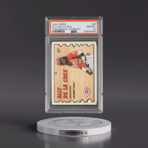 2024 Topps Throwback Thursday #65 Elly de La Cruz (PSA 10 GEM MINT)