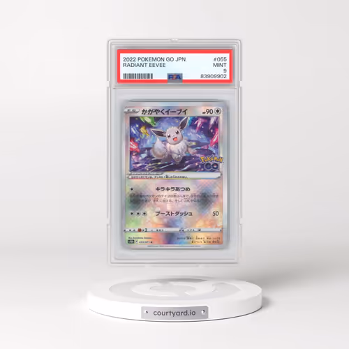 2022 Pokémon Go #055 Radiant Eevee - Holo (PSA 9 MINT)