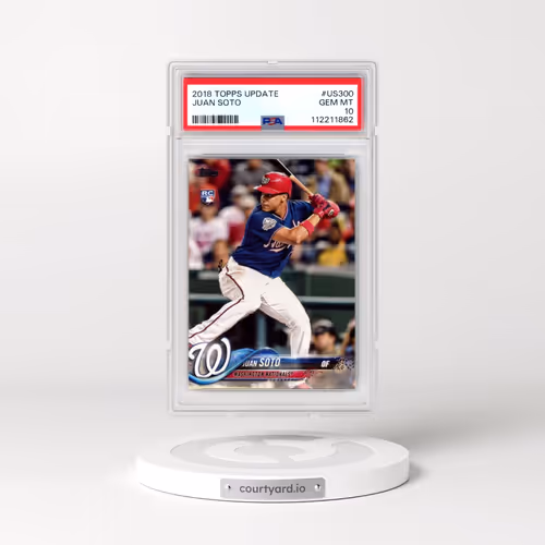 2018 Topps Update #US300 Juan Soto - Batting (PSA 10 GEM MINT)