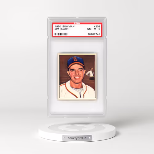 1950 Bowman #208 Jim Hearn (PSA 8 NM-MT)